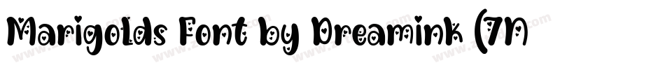 Marigolds Font by Dreamink (7NTypes)字体转换